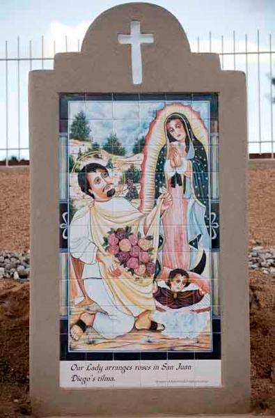 Santa Fe custom tile mural