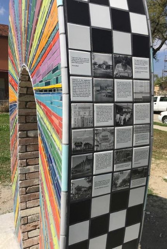 Magic Archway tile mural, New Orleans